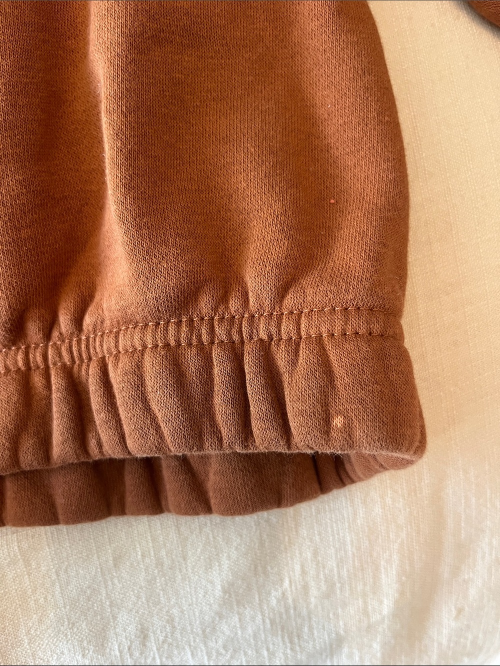 Rust Brown Crewneck Sweatshirt with 'Long Live Cowboys' Graphic - Picture 5 of 6